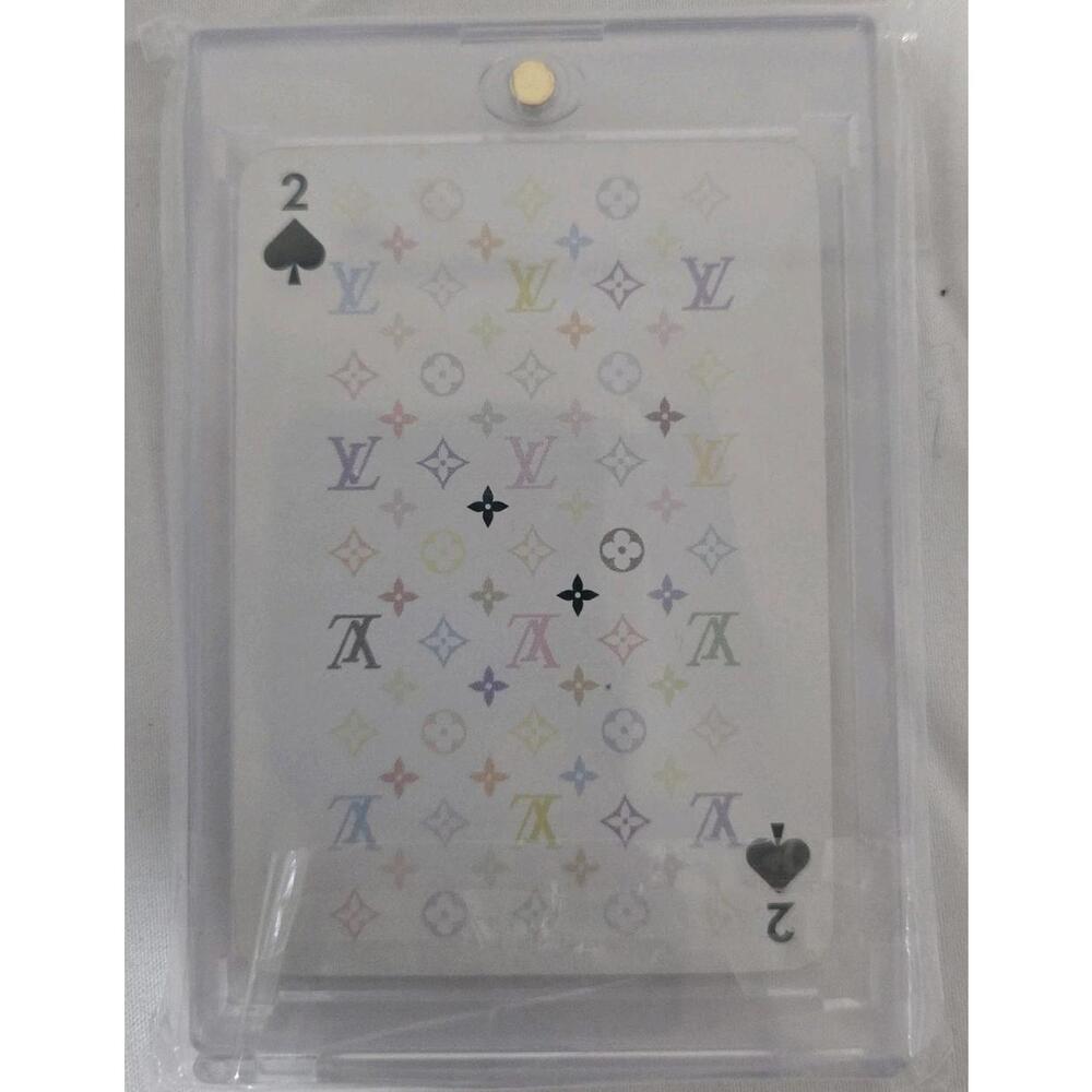Louis Vuitton Collectable Murakami Monogram Playing Card w/ Case! - 2 Of Spades